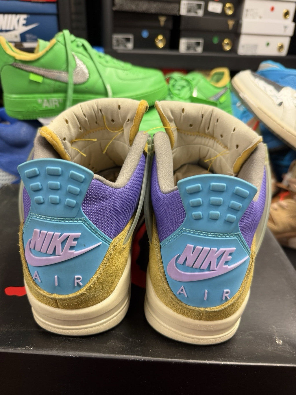 Union Desert Moss Size 10.5 - Nike Air Jordan 4 Retro DJ5718-300 - product image from the listing.
