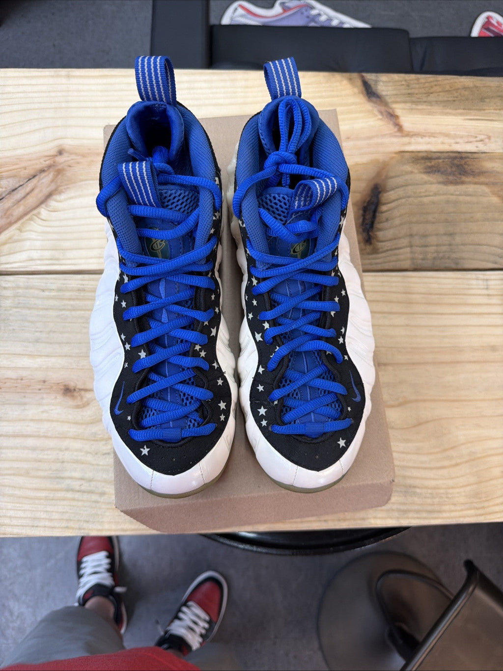 Air Foamposite One Shooting Stars Size 9.5 2013 by Nike - product image from the listing.