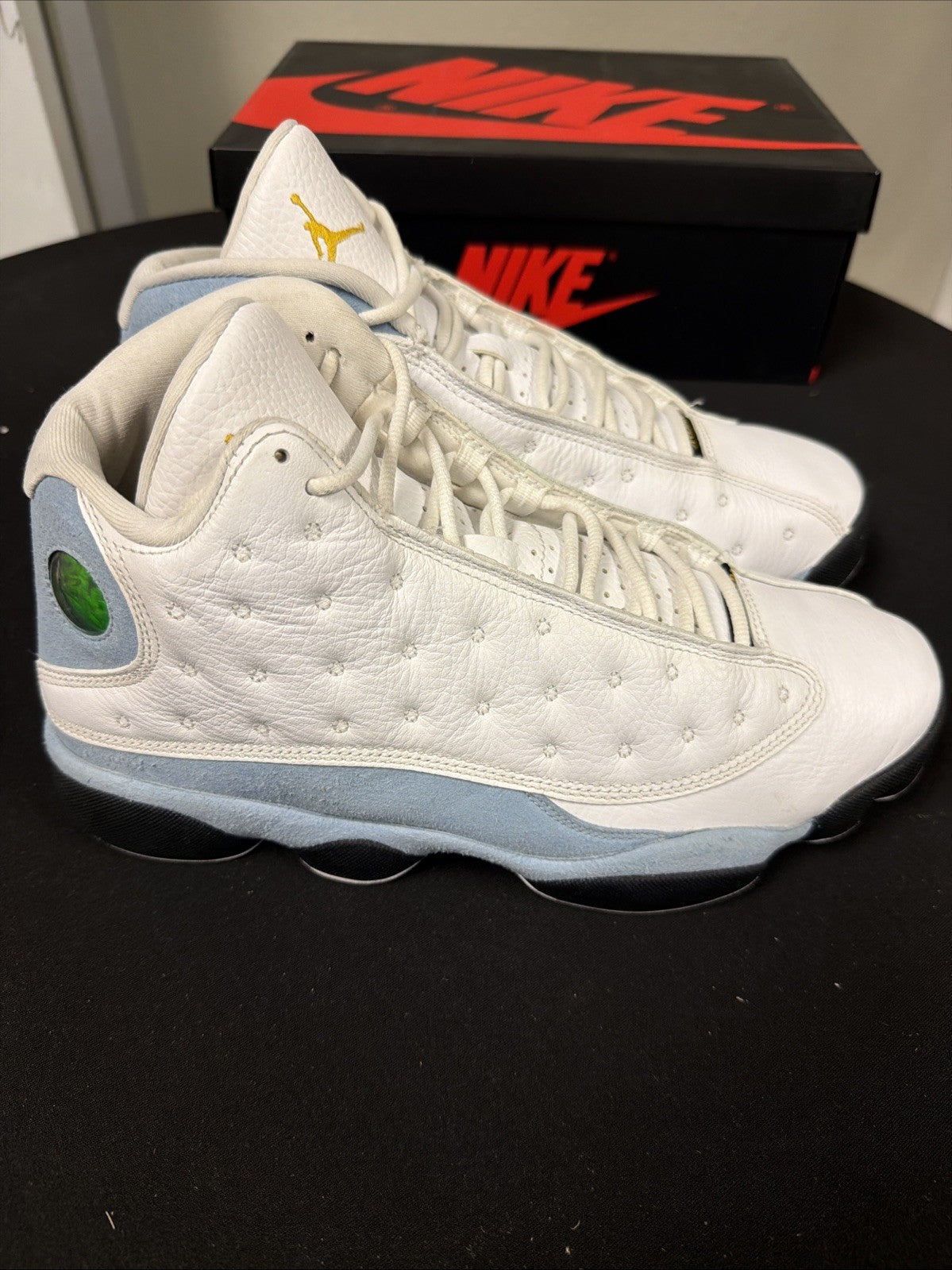 "Blue Grey" Air Jordan Air Jordan 13 Retro 414571-170 Size 9.5 - product image from the listing.