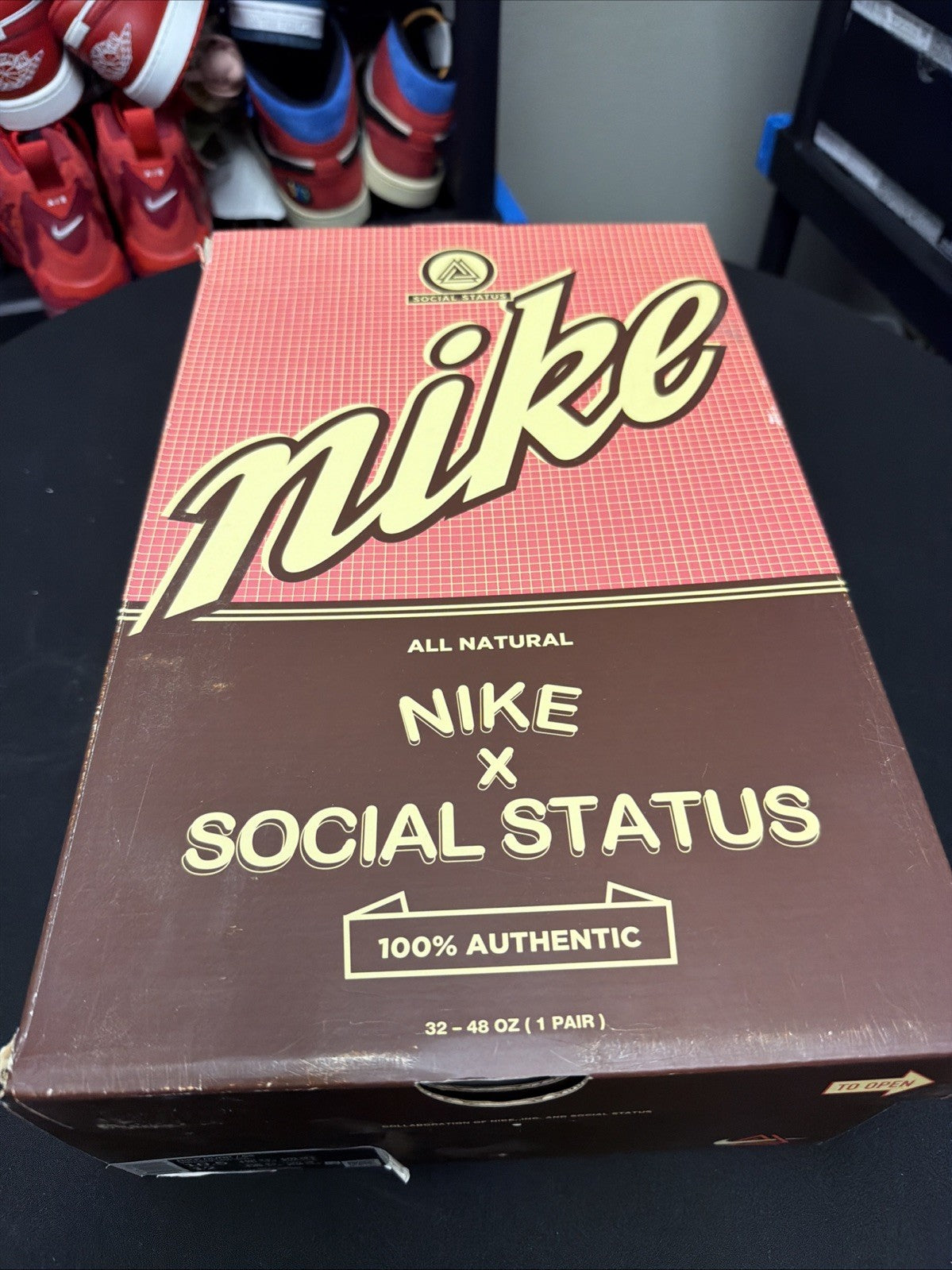 Nike Social Status x Dunk Mid Chocolate Milk - Size 10.5 - product image from the listing.