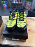 Men's Nike Air Max Plus TN Running Shoes Black Volt Orange Sneakers - product image from the listing.