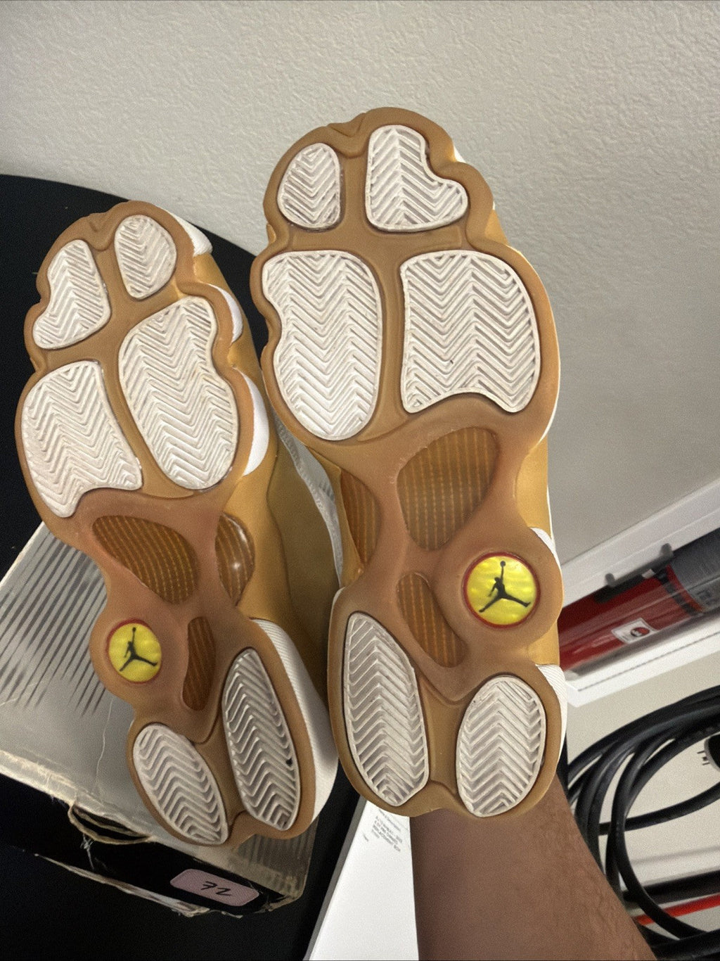 Wheat White Size 4.5 Youth - Nike Air Jordan 13 Retro DJ3003-171 - product image from the listing.
