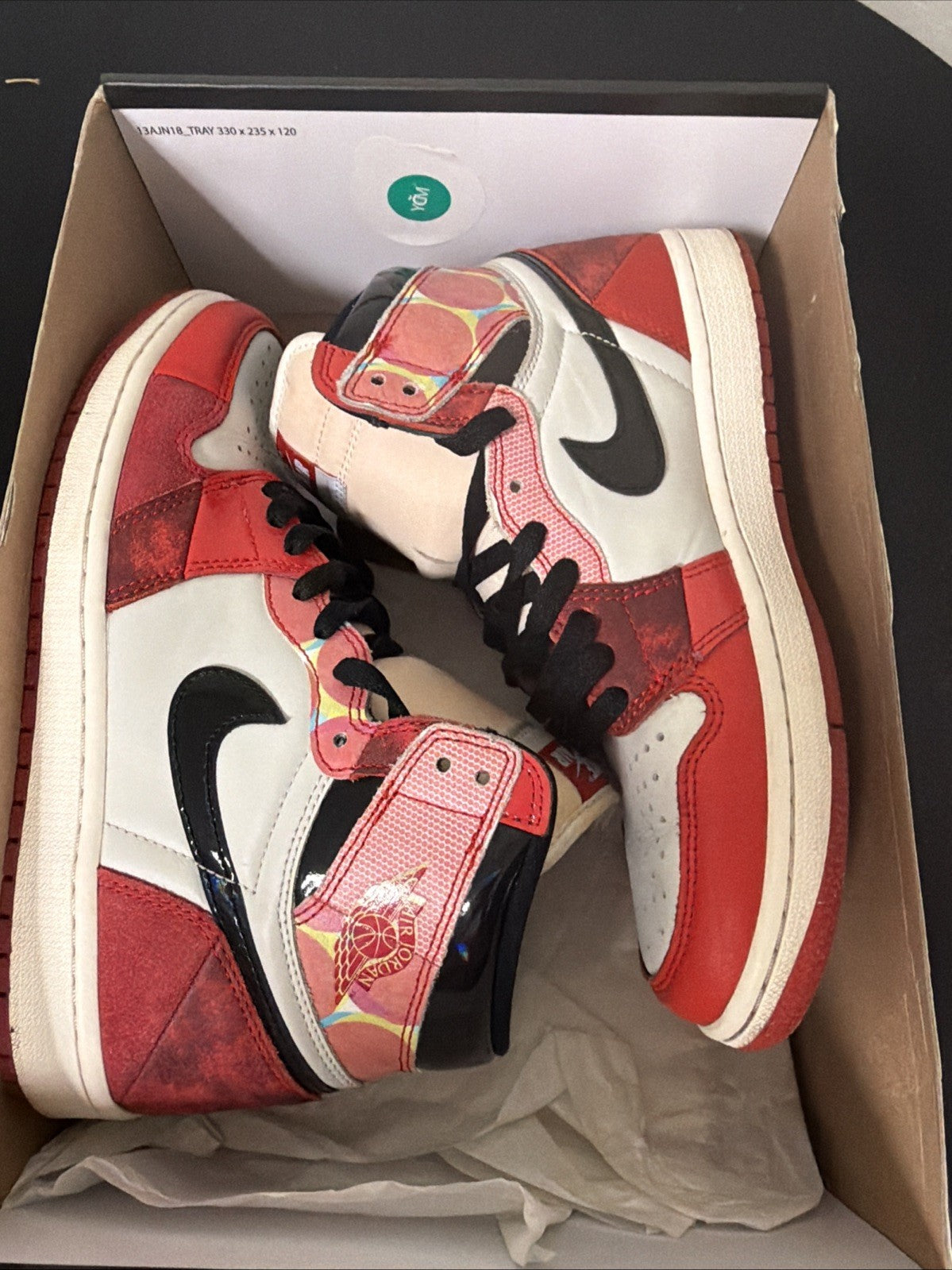 Jordan 1 Retro OG x Marvel High Next Chapter - Size 8.5 - product image from the listing.