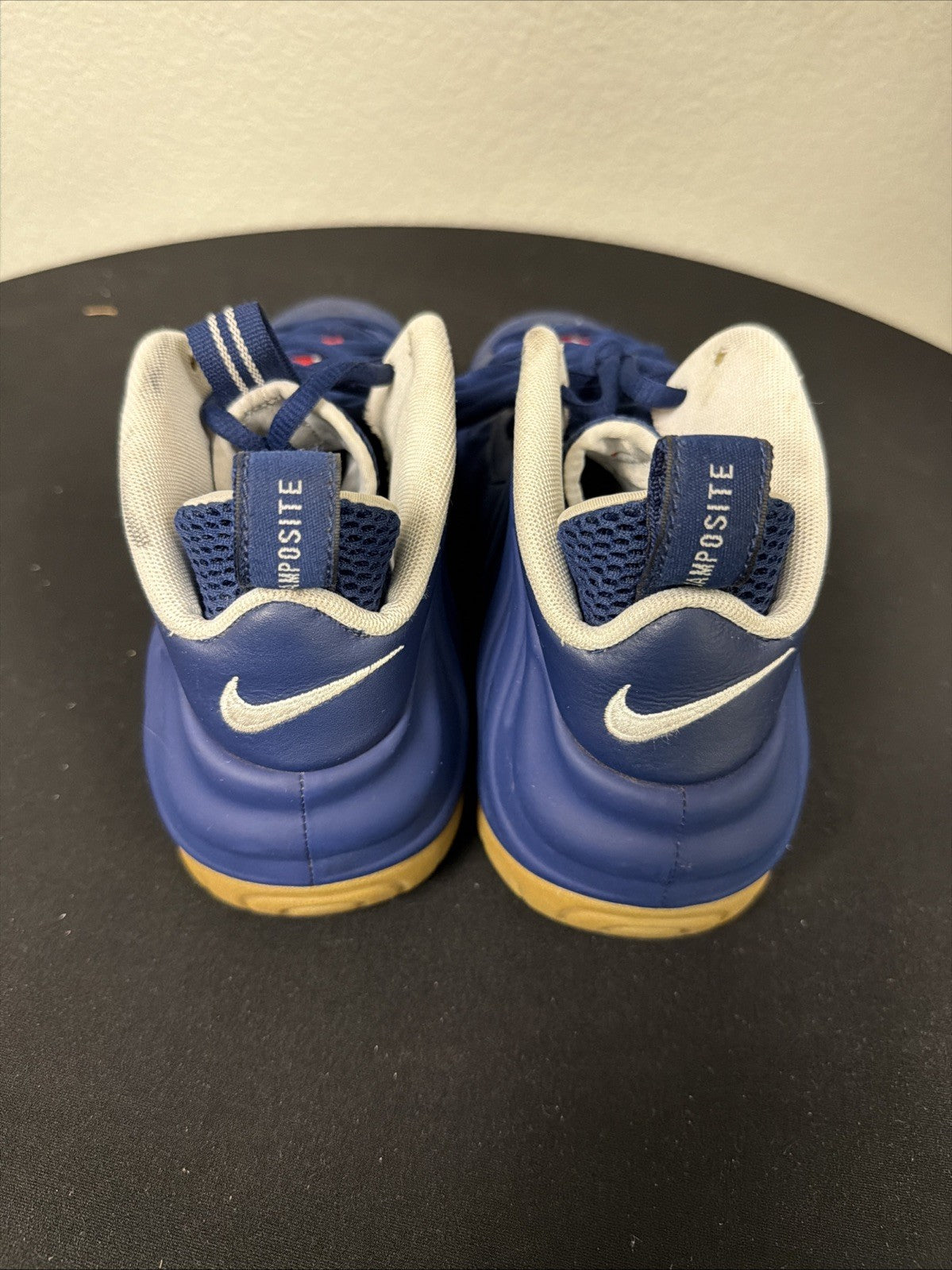 Air Foamposite Pro USA Navy Gum Size 10 Men's by Nike - product image from the listing.
