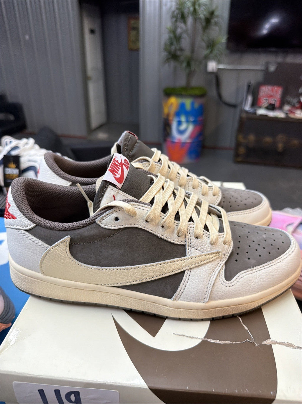 Air Jordan 1 Low OG x Travis Scott Reverse Mocha New - Size 9 - product image from the listing.