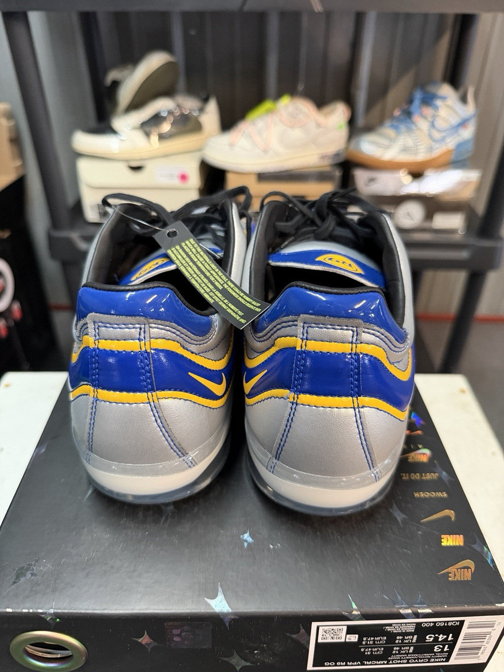 Men's Nike Cryoshot Mercurial Vapor R9 OG Varsity Royal IQ8160 400 - New - product image from the listing.