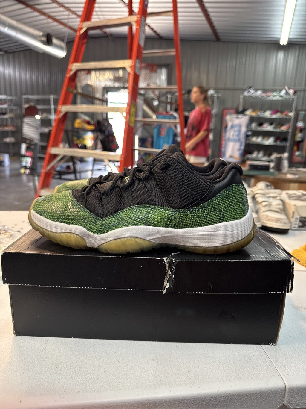 Jordan 11 Retro Low Snake 2014 | Replacement Box - Size 10.5 - product image from the listing.