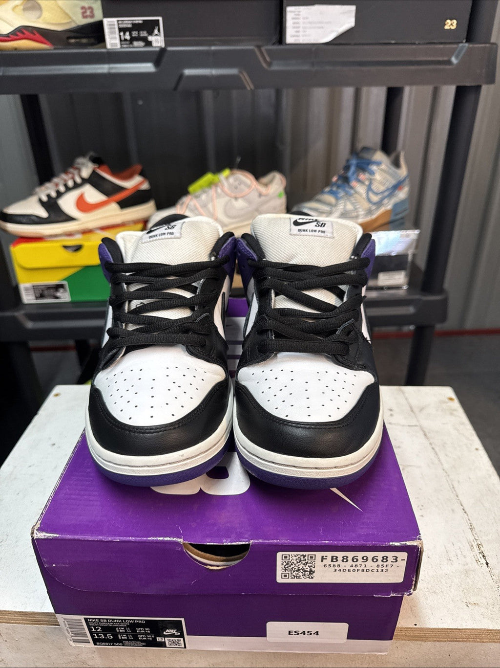 "COURT PURPLE" Size 12 - NIKE SB DUNK LOW - product image from the listing.
