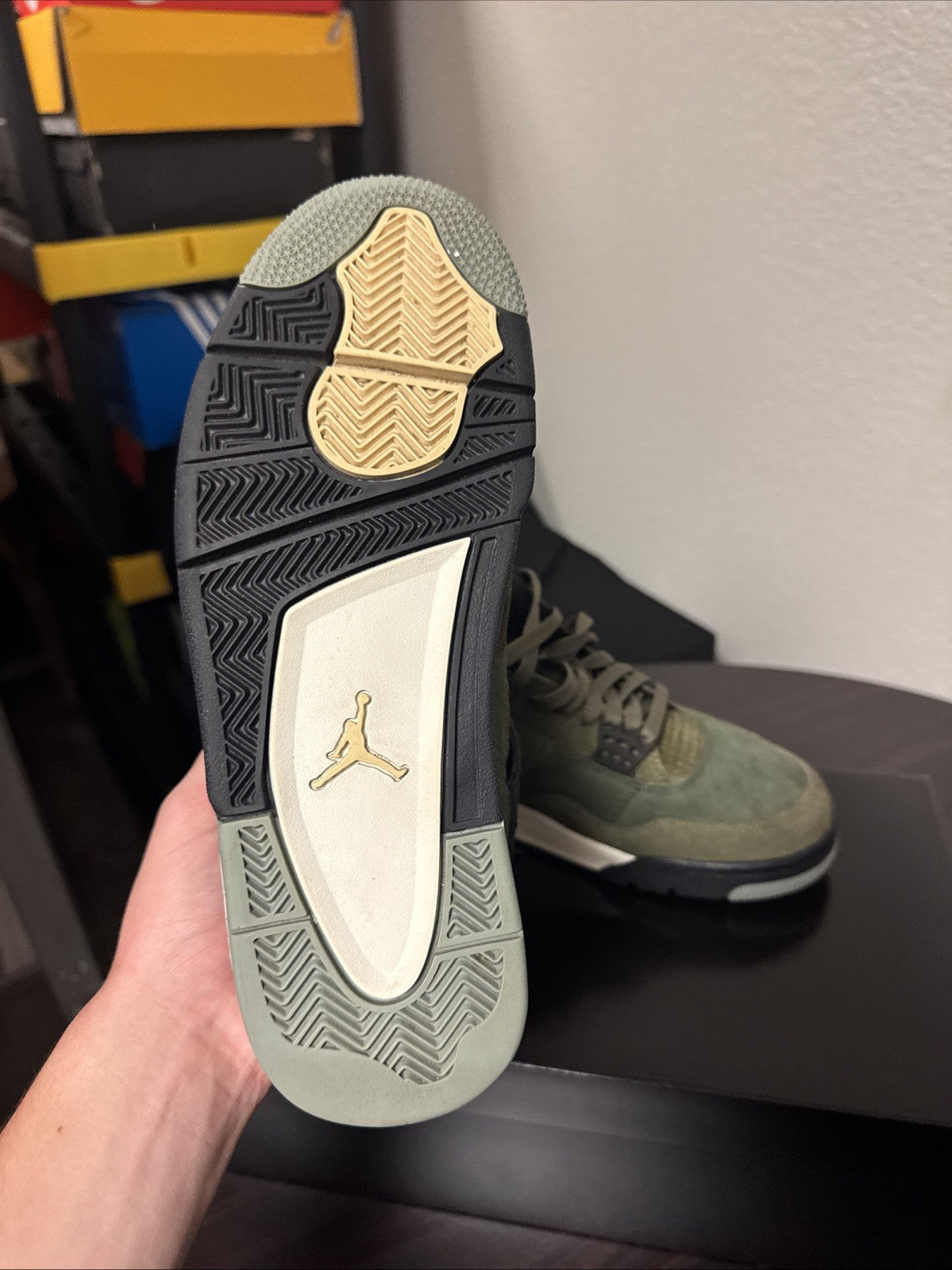 Jordan 4 SE Retro Low Craft - Olive | No Box - Size 9 - product image from the listing.