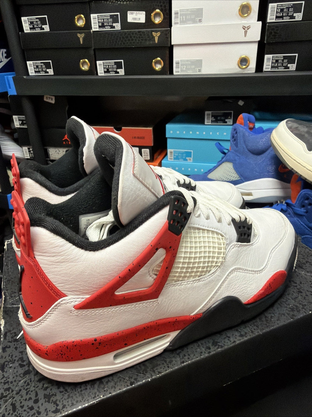 Jordan 4 Retro Mid Red Cement - Size 11 - product image from the listing.