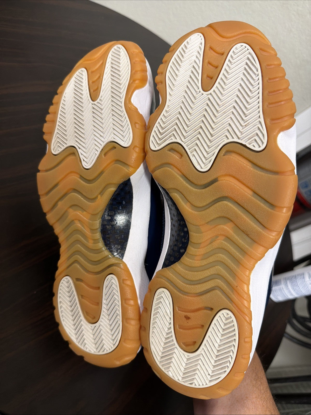 Navy Gum Size 10.5 Good Condition - Air Jordan 11 Retro Low - product image from the listing.