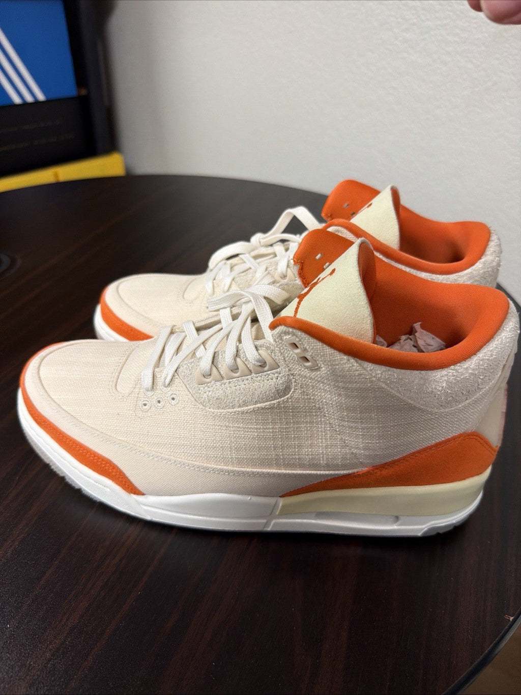 Size 11.5 Air Jordan 3 Retro Starfish Orange Sail IH7694-200 Brand New for Women - product image from the listing.