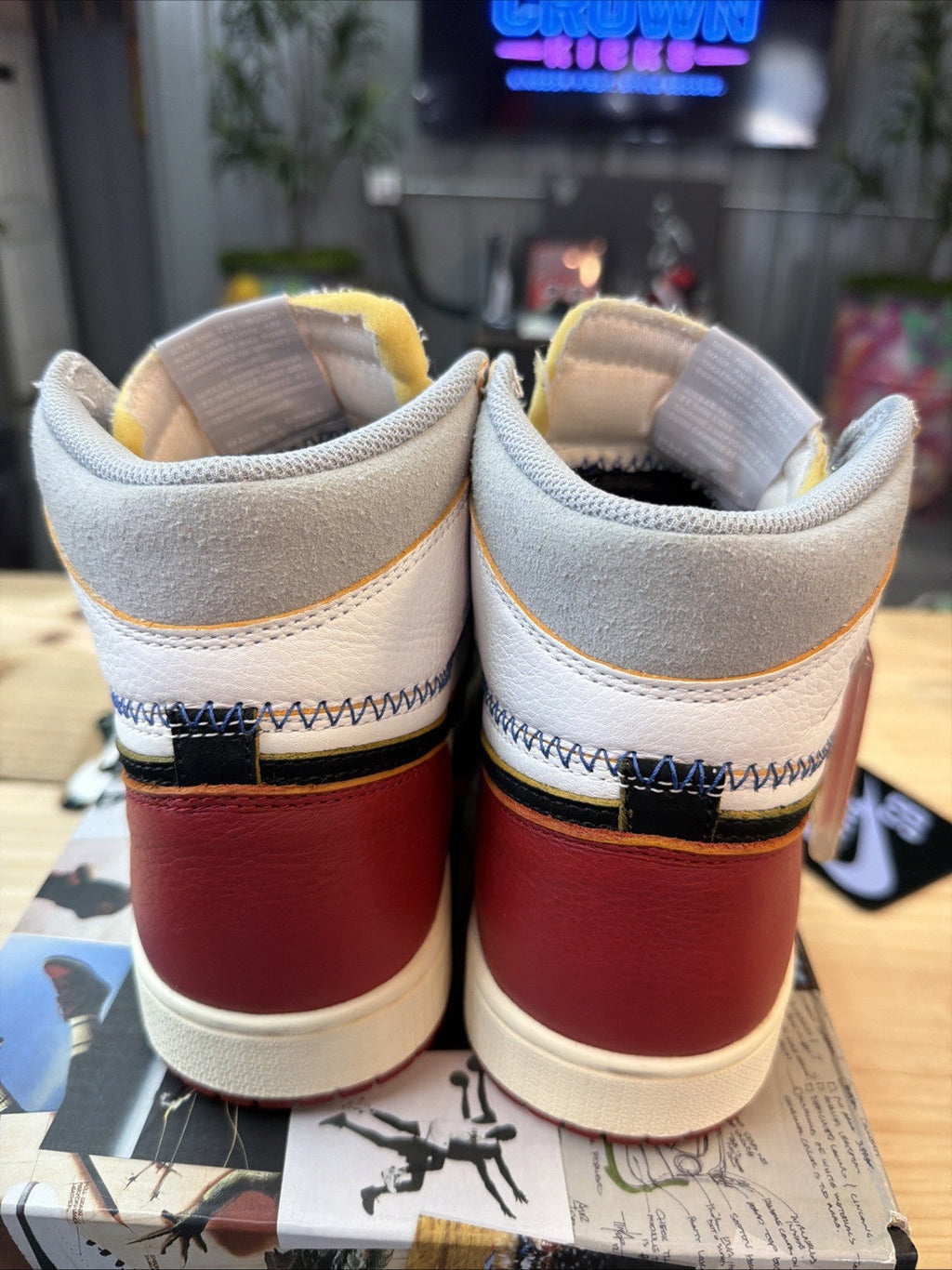Jordan 1 Retro NRG x Union LA High Black Toe - Size 8.5 - product image from the listing.