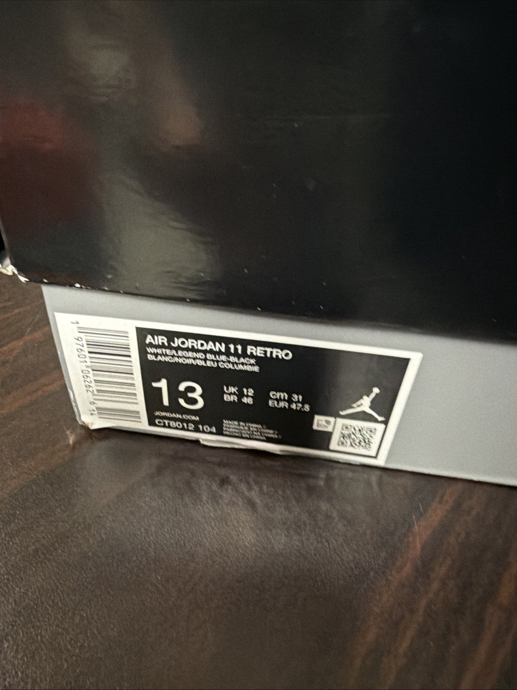 Men's Air Jordan 11 Retro "Legend Blue" CT8012-104 Size 13 .2024 - product image from the listing.