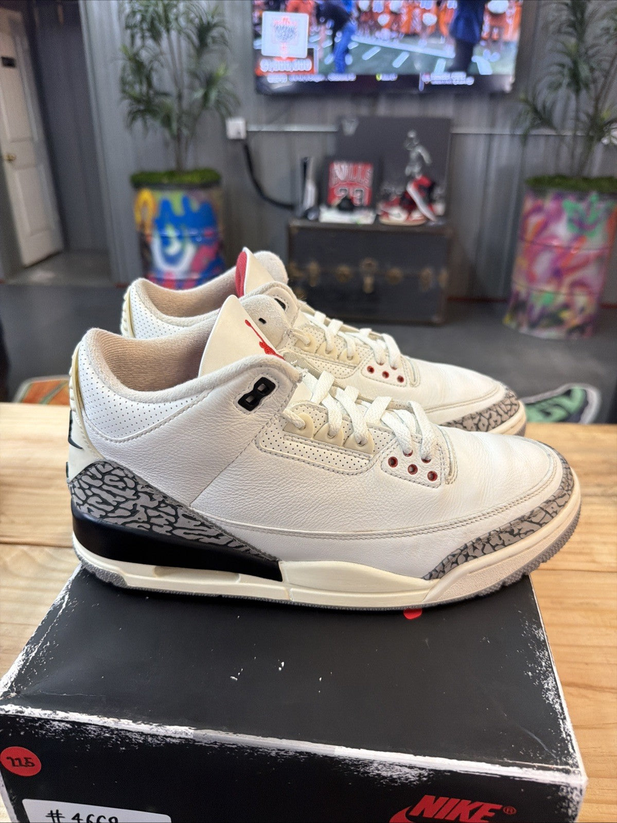 White Cement Reimagined 2023 Style # DN3707-100 Size 11 - Air Jordan 3 Retro - product image from the listing.