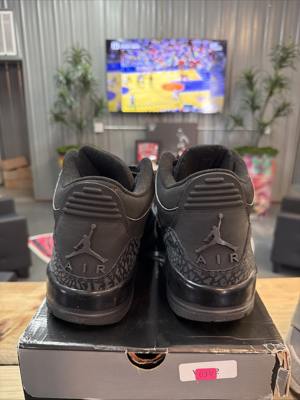 Air Jordan 3 Retro Black Cat - Size 13 - product image from the listing.