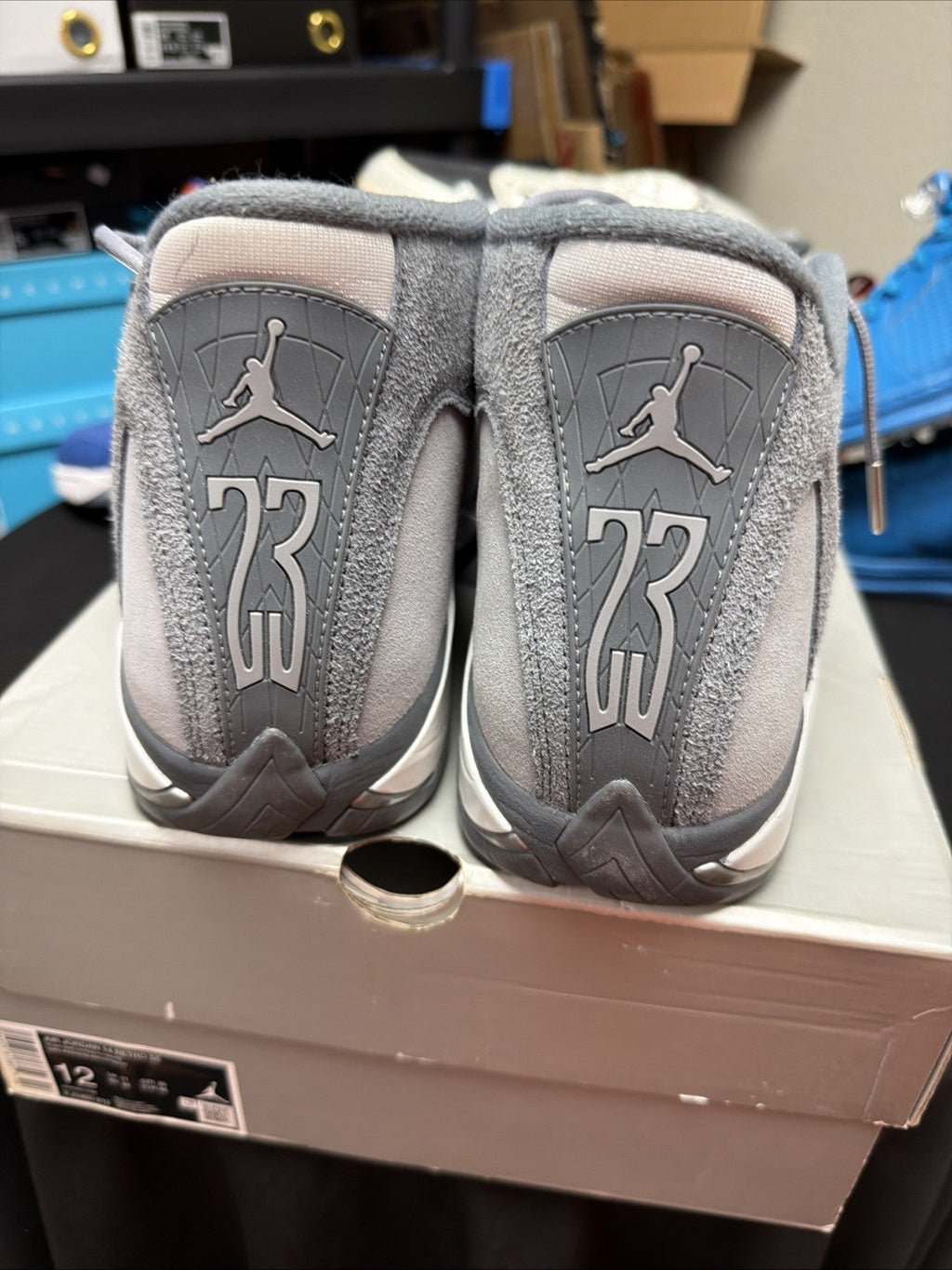 Nike Air Jordan 14 Retro Flint Grey with Receipt FJ3460-012 - Size 12 - product image from the listing.