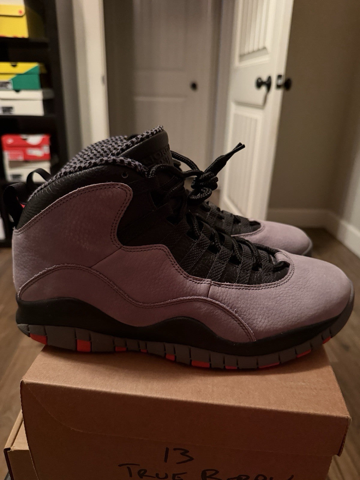 LOOK SEE Sample Taiwan SP14 Cool Grey Infrared Size 9 - Nike Air Jordan 10 Retro - product image from the listing.