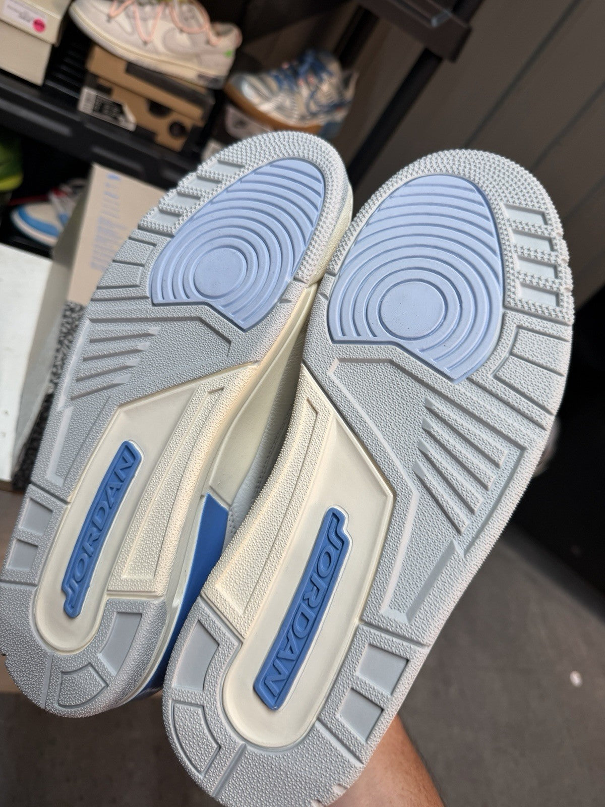 "LUCKY SHORTS" Air Jordan 3 Retro 2025 - Size 10 - CT8532 101 (54-52) - product image from the listing.