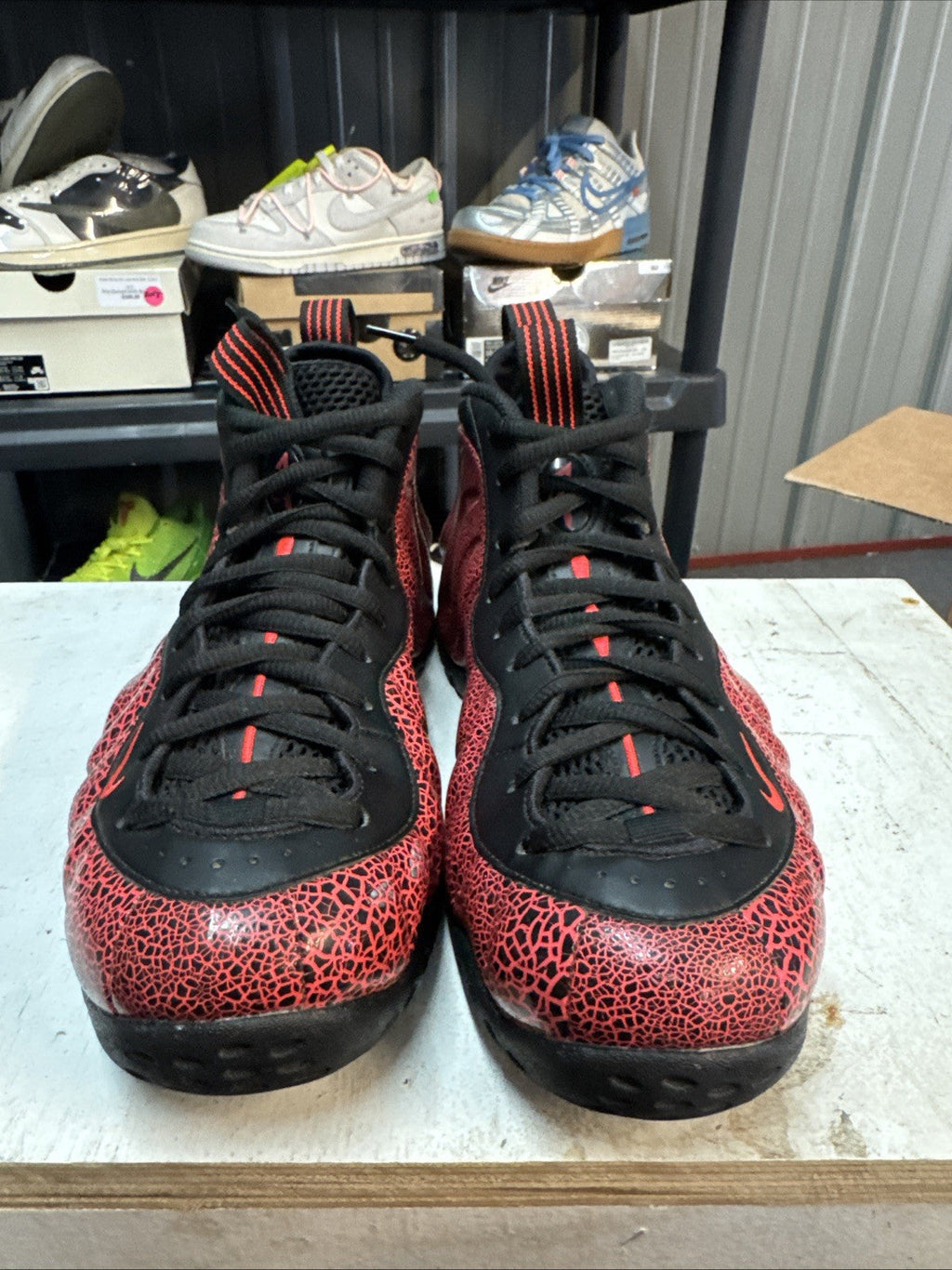 Nike Air Foamposite One Cracked Lava | Replacement Box - Size 8.5 - product image from the listing.