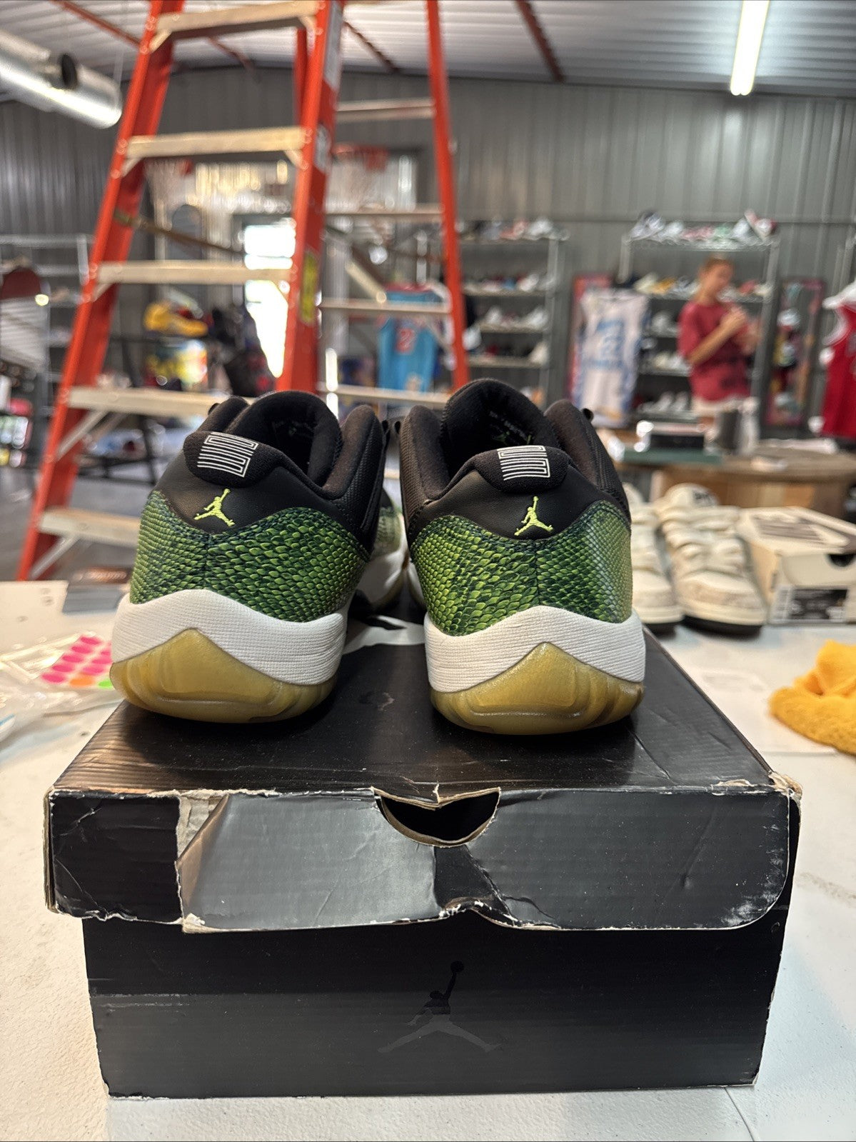 Jordan 11 Retro Low Snake 2014 | Replacement Box - Size 10.5 - product image from the listing.
