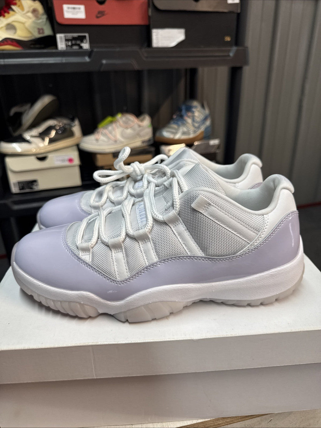Women's Size 12 (10.5 Men's) Pure Violet Air Jordan 11 Retro Low - product image from the listing.