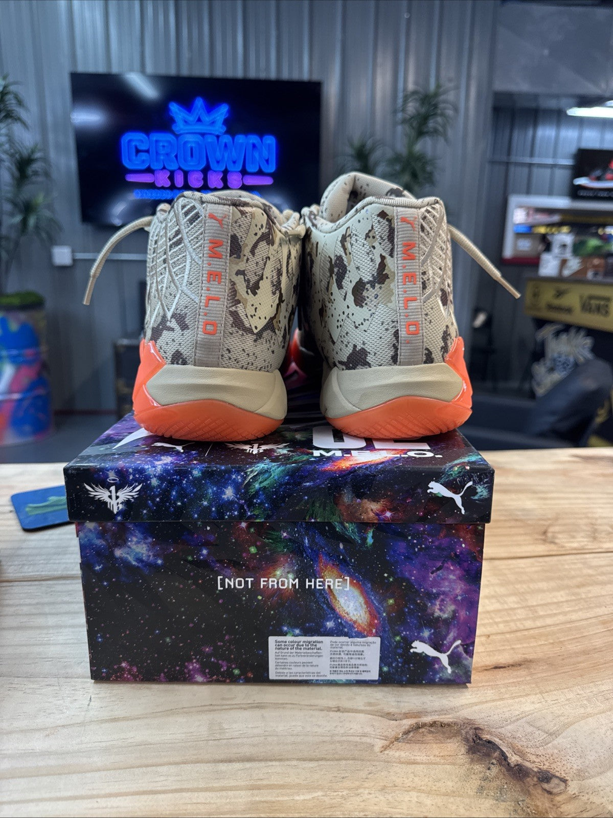 PUMA MELO MB.01 Digital Camo | Wore Once - Size 14 - product image from the listing.