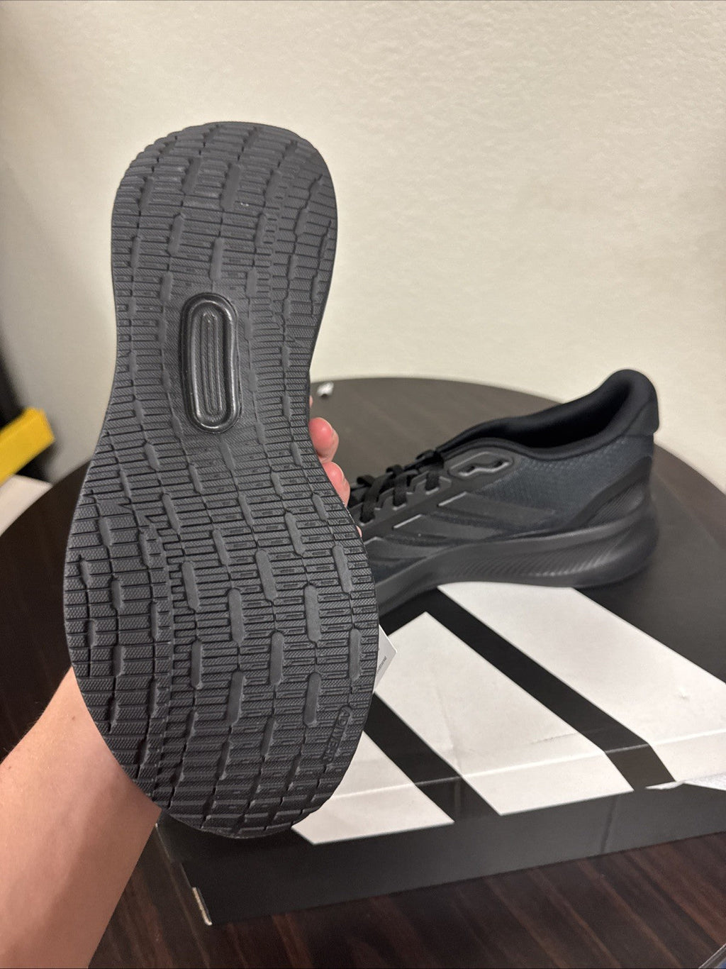 Adidas Runfalcon 5 Triple Black - Size 11.5 - product image from the listing.