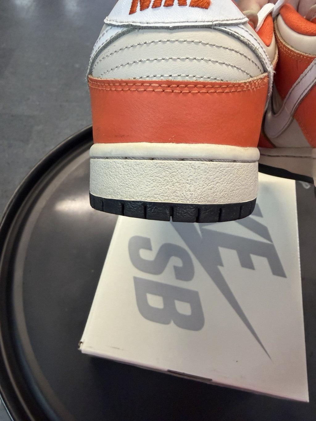 Nike Dunk SB Low Orange Box - Size 9 - product image from the listing.