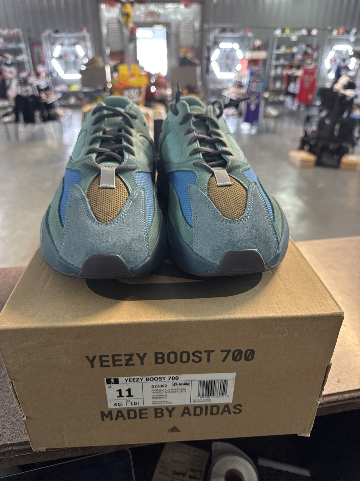 Adidas Yeezy Boost 700 Faded Azure | Wore Once - Size 11 - product image from the listing.