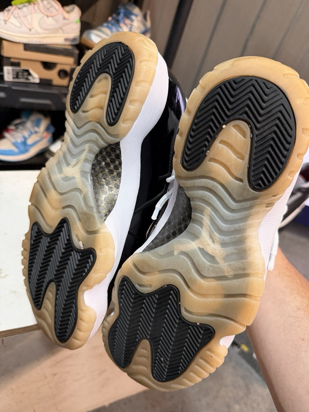 Air Jordan 11 Retro Gratitude White/Black/Gold Mid Top CT8012-170 2023 - product image from the listing.