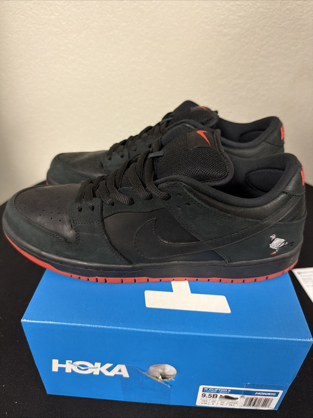 Jeff Staple Dunk Pro SB Low Black Pigeon Size 11 Authentic OG Rare by Nike - product image from the listing.