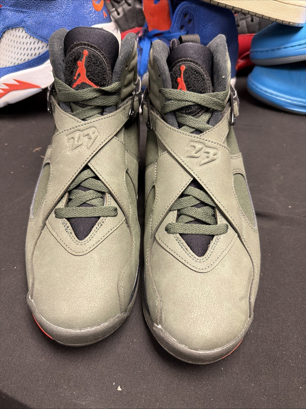 Men's Air Jordan 8 Retro Take Flight Sequoia Shoes 305381 305 BEST PRICE - product image from the listing.