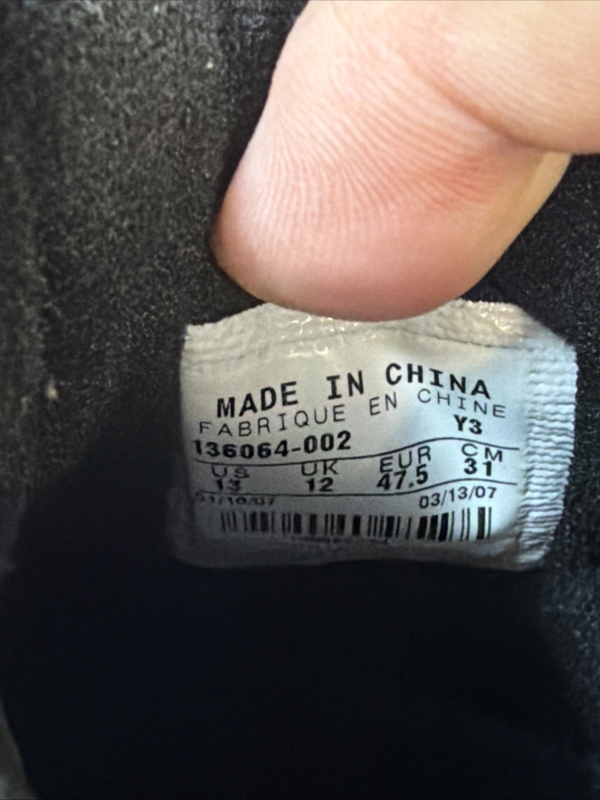 Air Jordan 3 Retro Black Cat - Size 13 - product image from the listing.