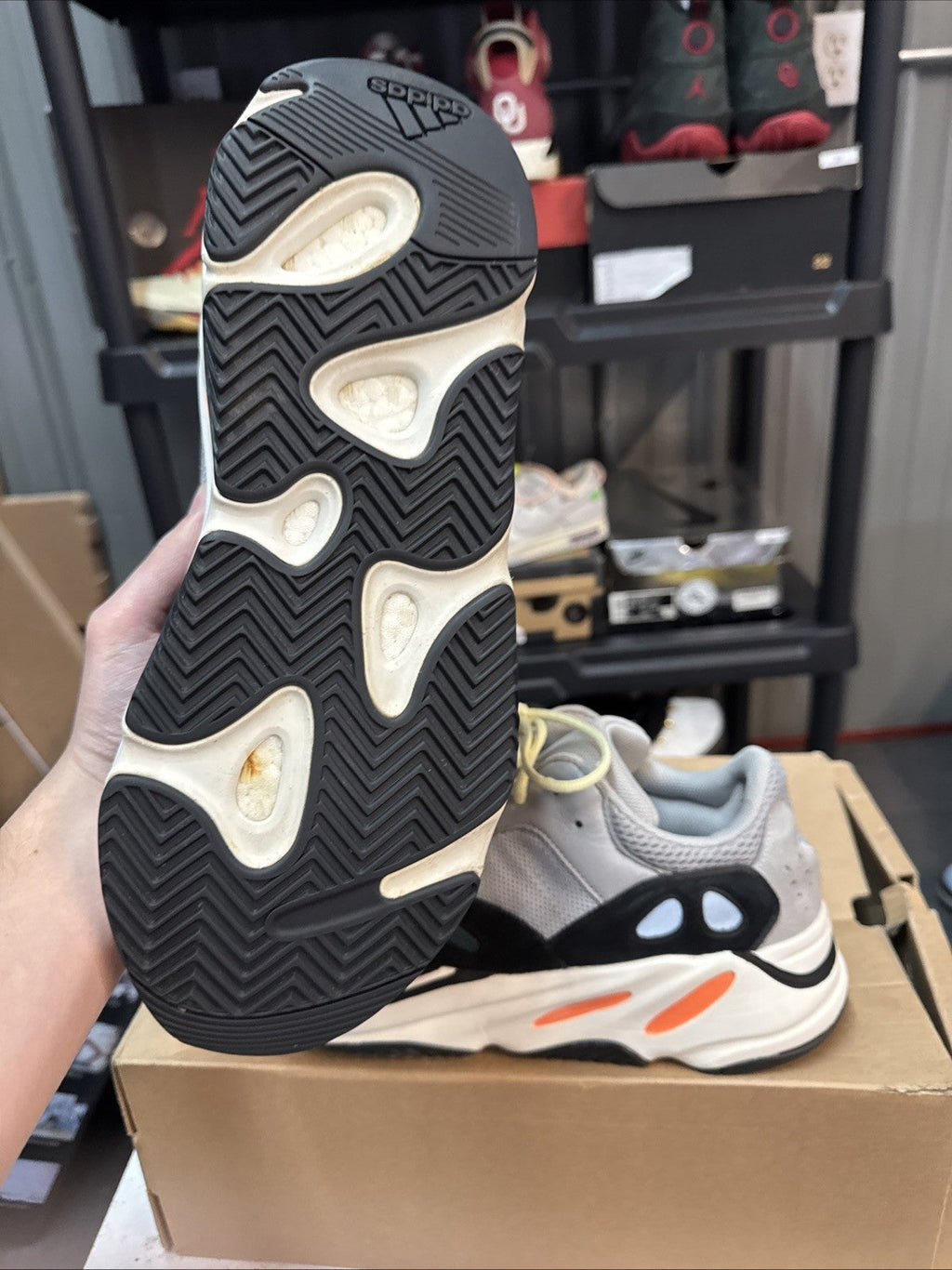 Yeezy Boost 700 Low Wave Runner - Size 14 by Adidas - product image from the listing.