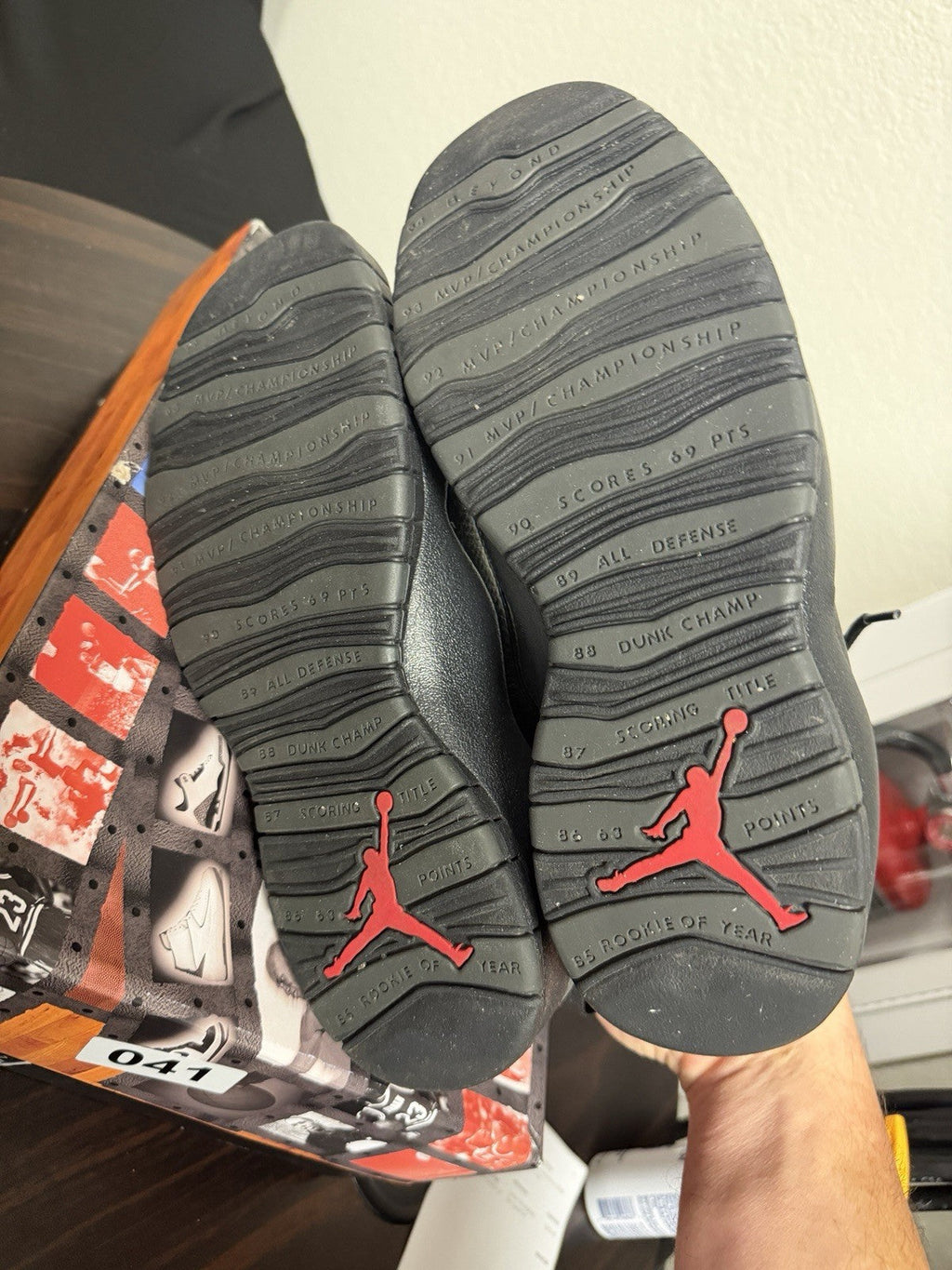 Shadows - Air Jordan 10 2025 - product image from the listing.