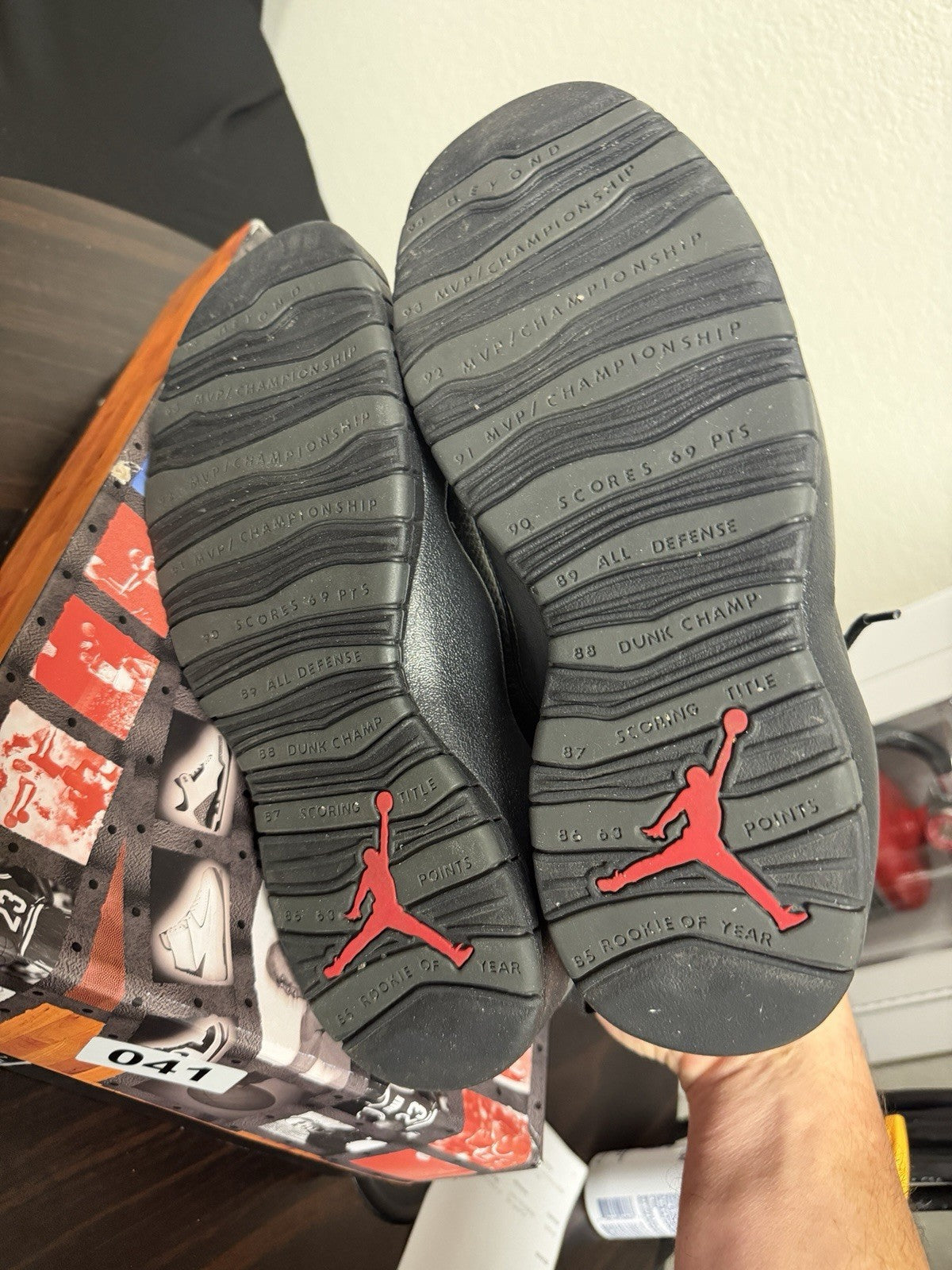 Shadows - Air Jordan 10 2025 - product image from the listing.