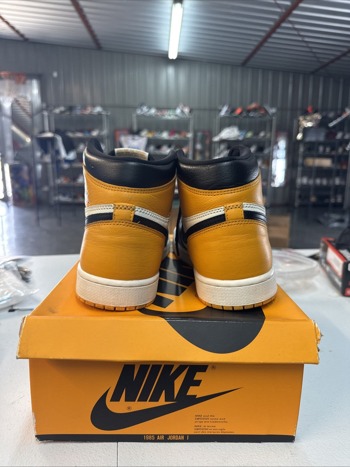 Nike Air Jordan 1 Retro High OG Taxi - Size 10 - product image from the listing.