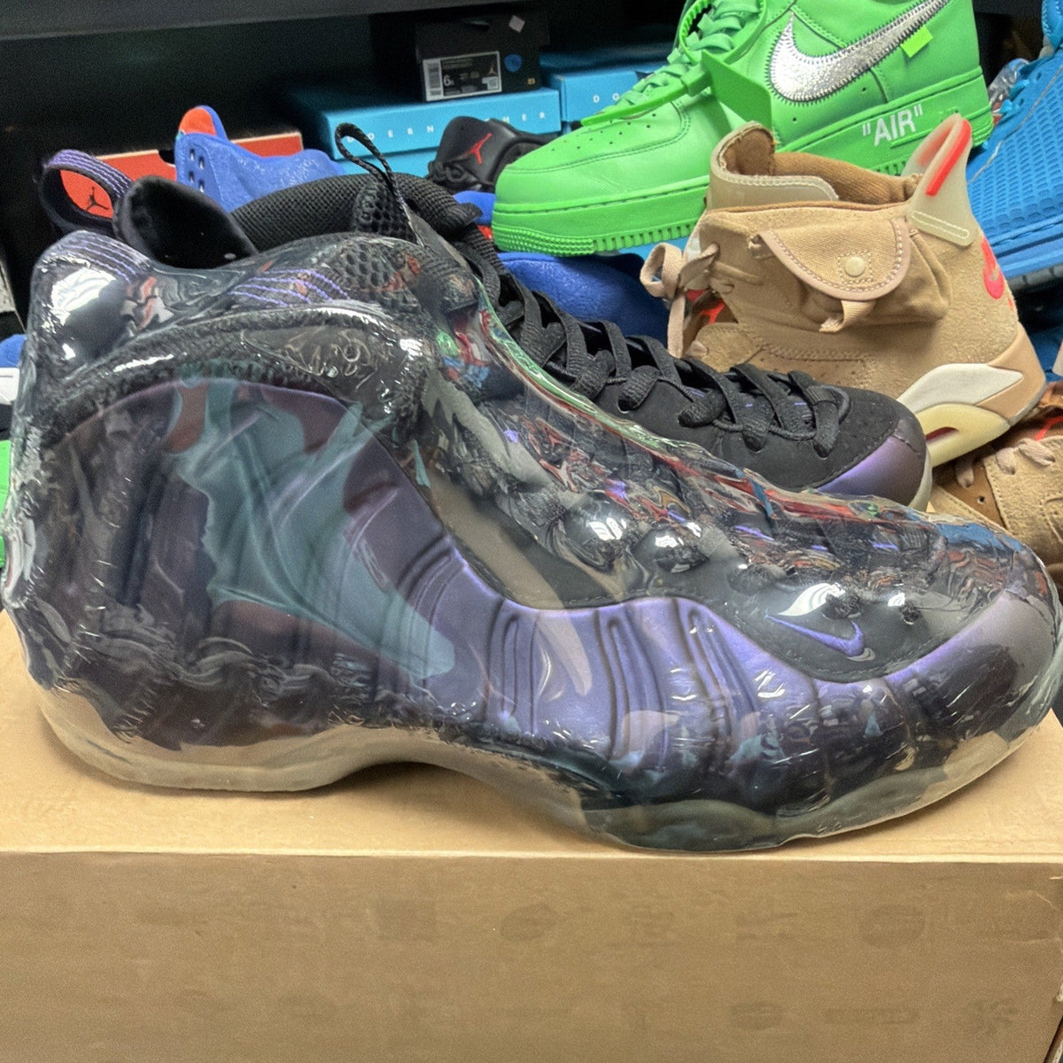 Nike Air Foamposite One 2009 Eggplant 1 Penny Max Zoom Copper Royal - Size 9.5 - product image from the listing.