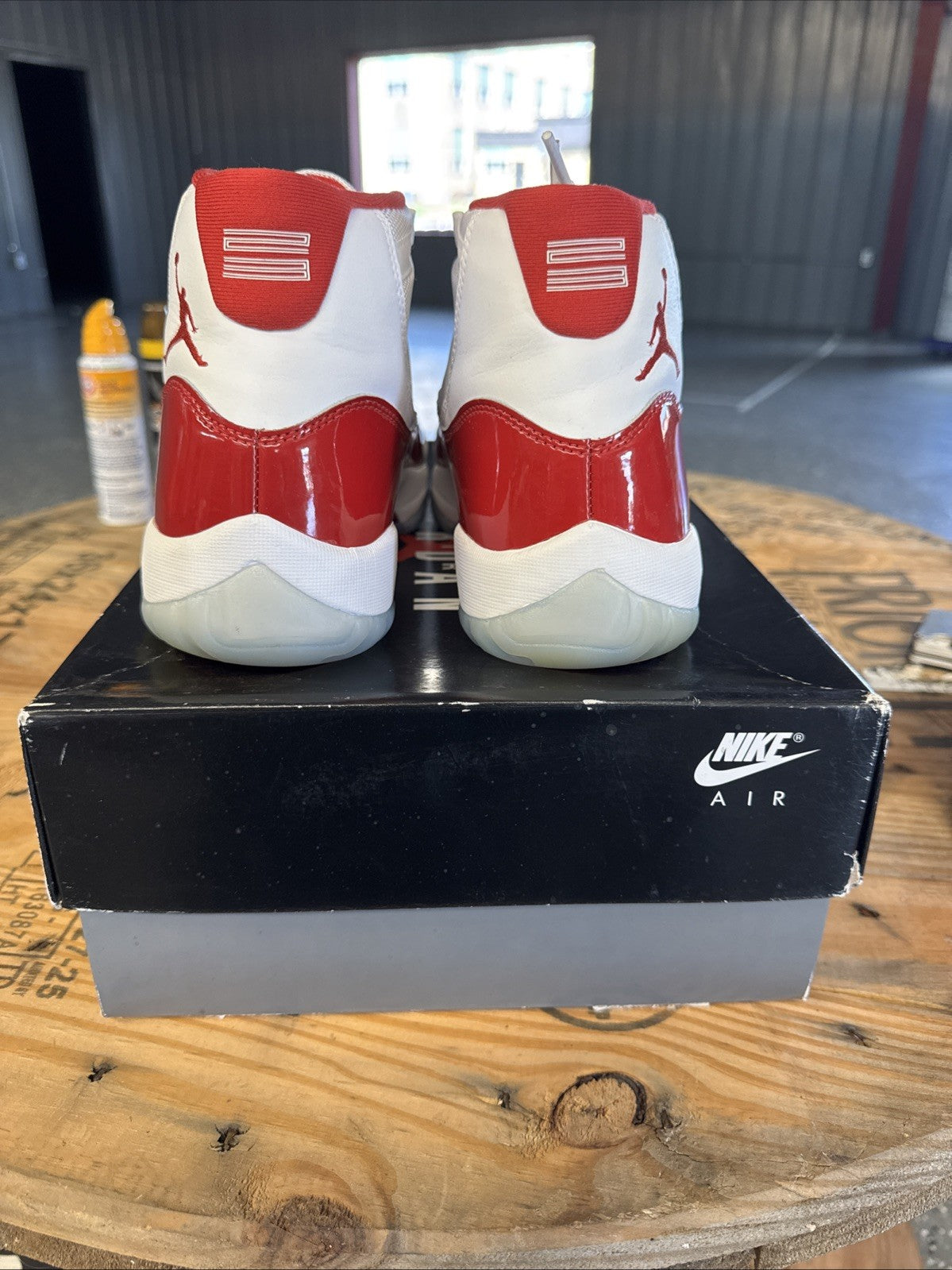 Air Jordan 11 Retro Shoes Cherry Varsity Red | - Size 10 - product image from the listing.