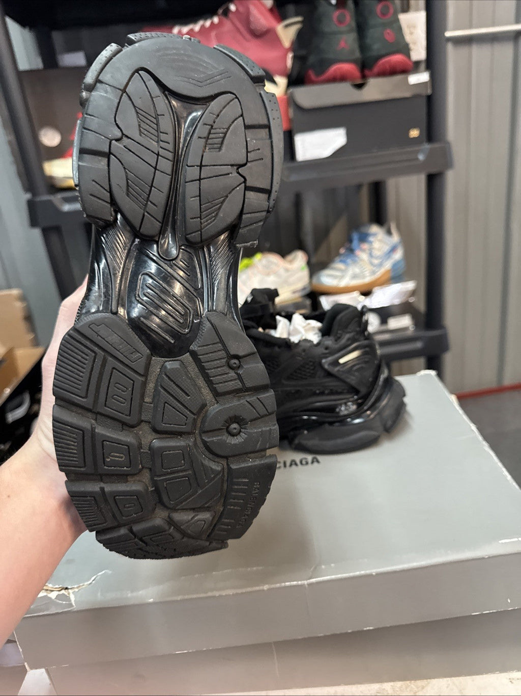 Balenciaga Runner Matte Black 2.0 - Size 12 - product image from the listing.