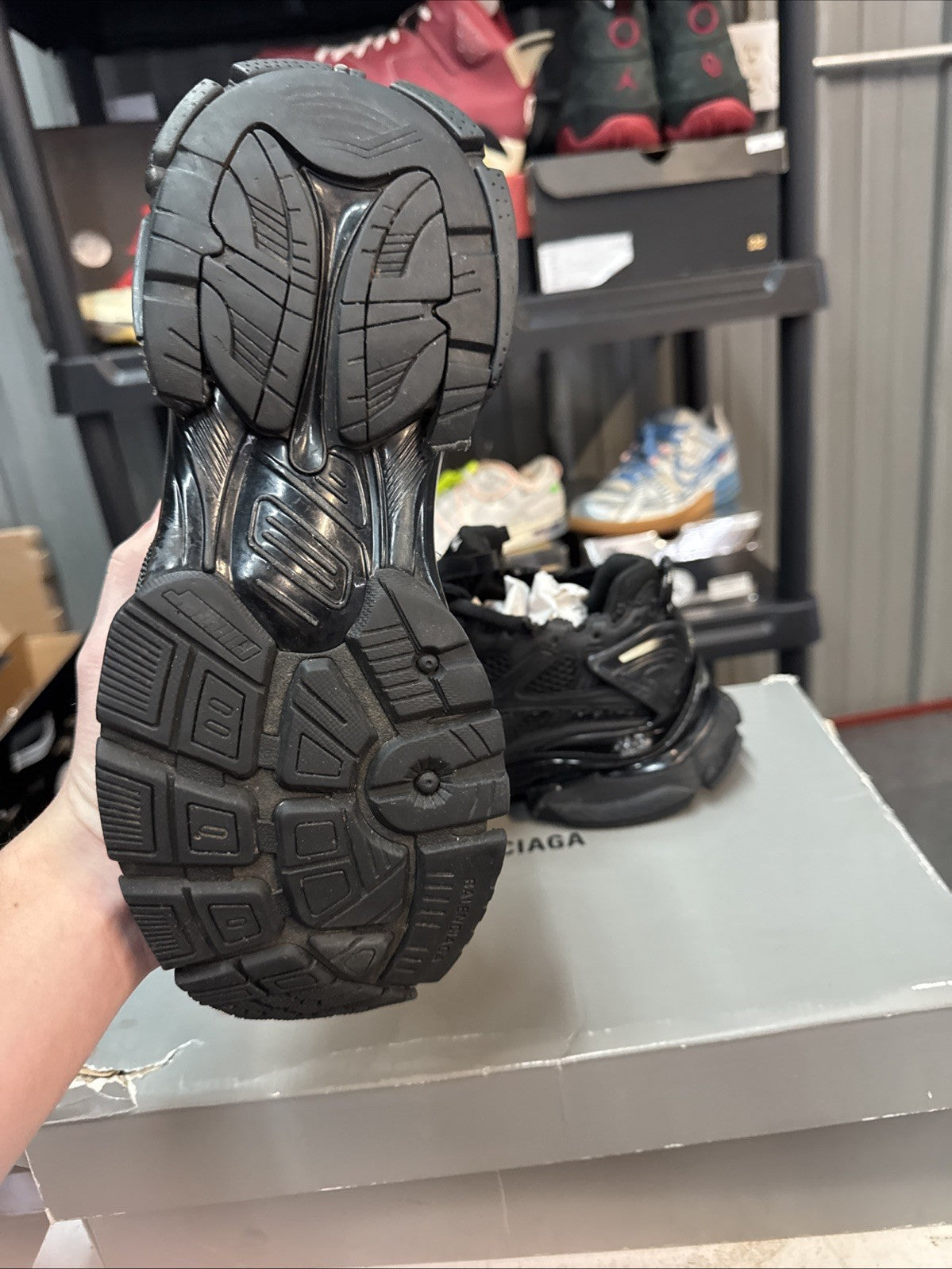 Balenciaga Runner Matte Black 2.0 - Size 12 - product image from the listing.