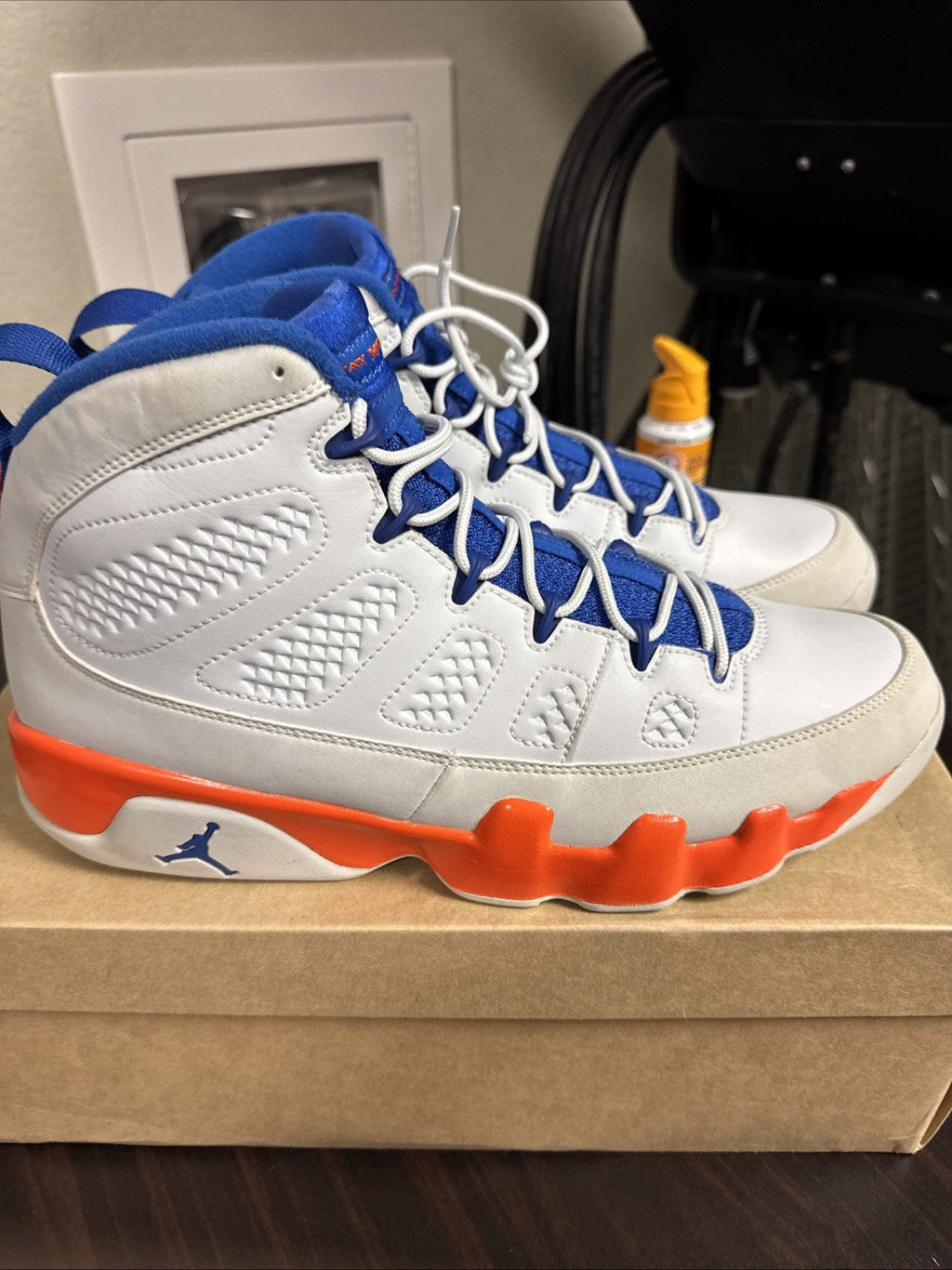 Nike Air Jordan 9 Retro Fontay Montana Knicks | No Box - Size 12 - product image from the listing.