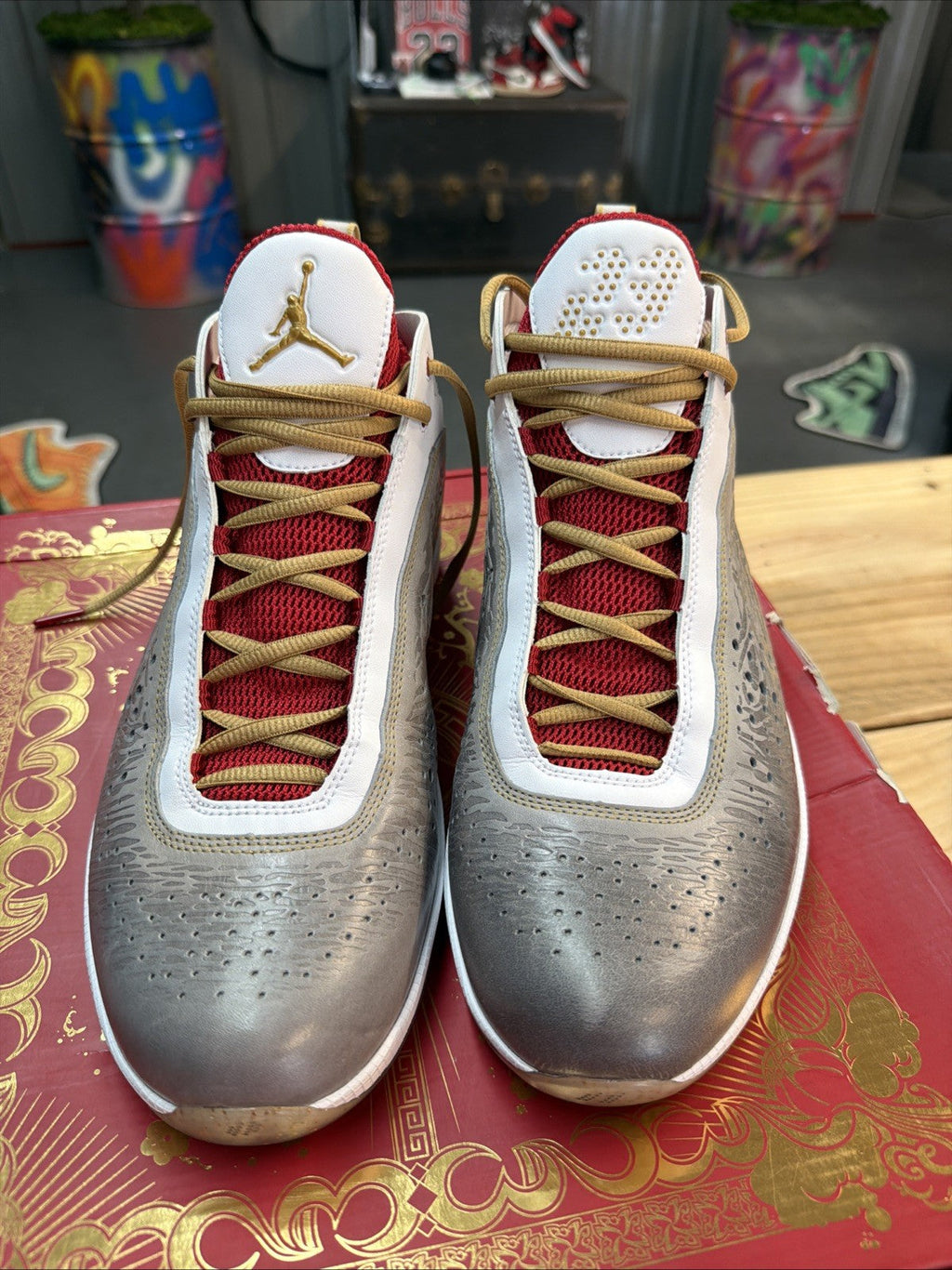 YR Size 11 YEAR OF THE RABBIT YOTR 444904-101 B - Nike Air Jordan 2011 - product image from the listing.