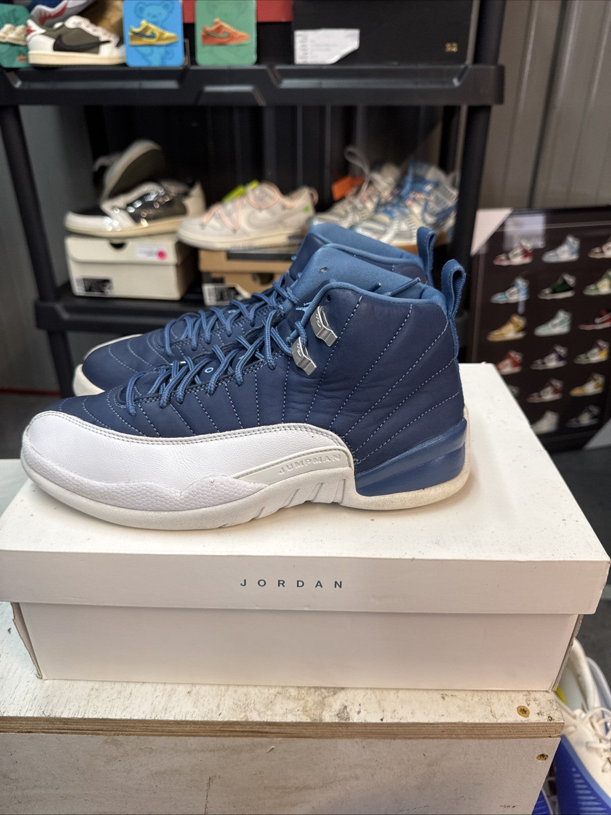 Jordan 12 Retro Indigo 2020 - Size 8.5 - product image from the listing.