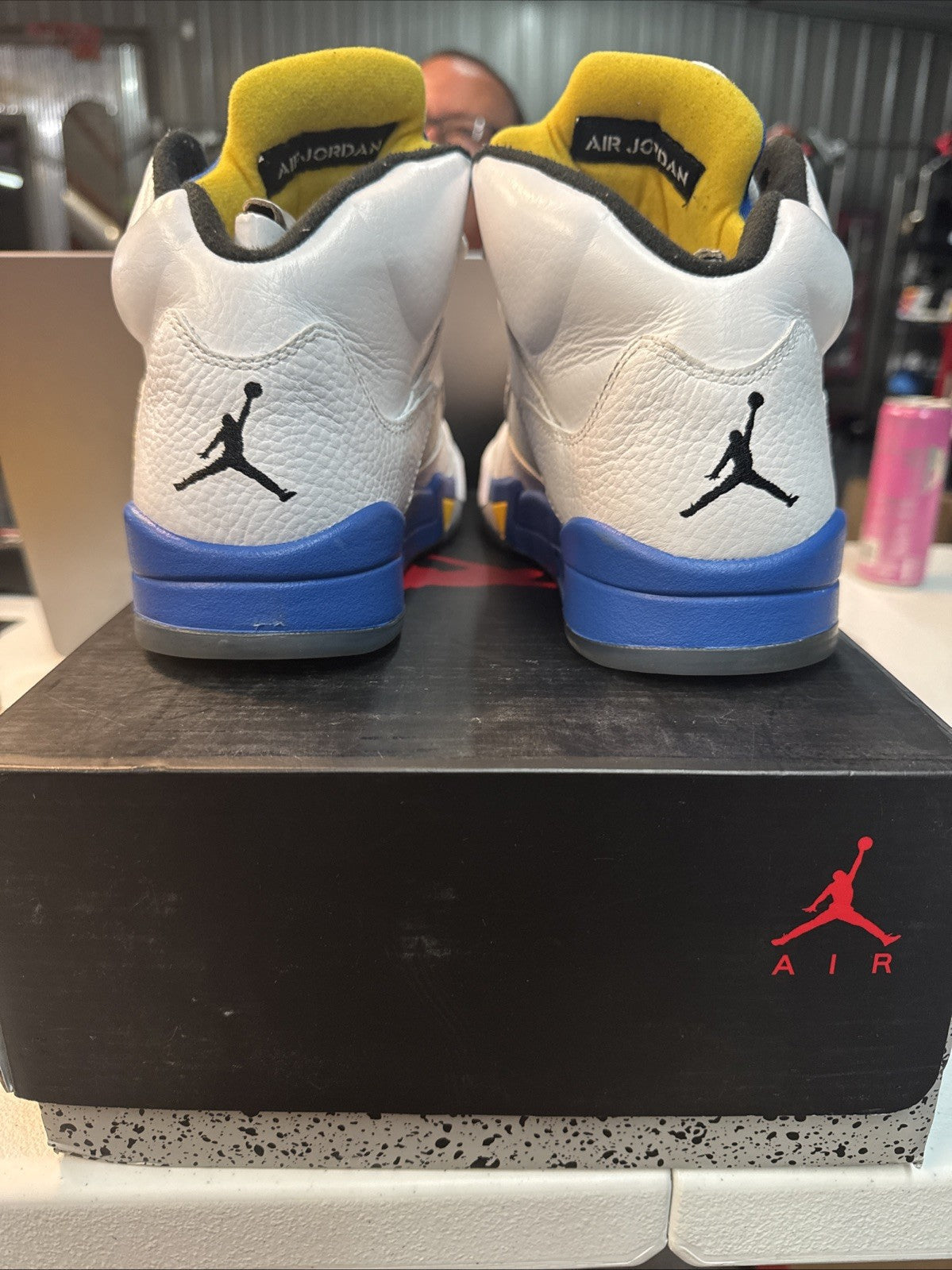 Size 8 - 2013 Air Jordan 5 V Retro Laney HS - product image from the listing.