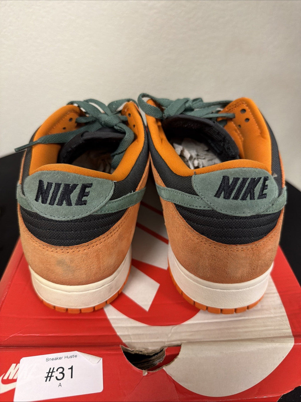 Nike Dunk Low SP Ugly Duckling Pack Ceramic DA1469-001 Preowned - Size 13 - product image from the listing.