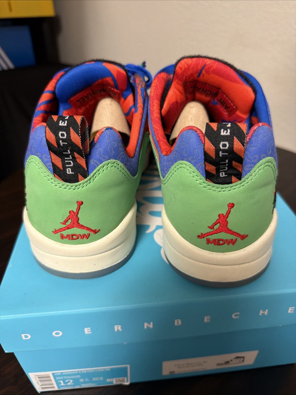 Doernbecher size 12 Wore A Couple Times - Air Jordan 5 Retro Low - product image from the listing.