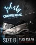 Air Jordan 14 Retro Low Metallic Silver W - Size 8 - product image from the listing.