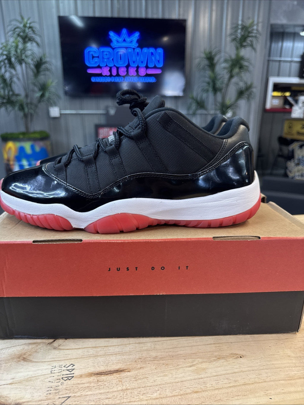 "BRED" Size 13 - Air Jordan 11 Retro Low 2025 | Wore Once - product image from the listing.